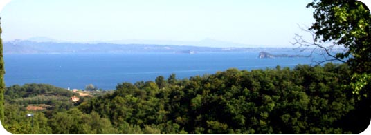 View of Lago di Bolsena 